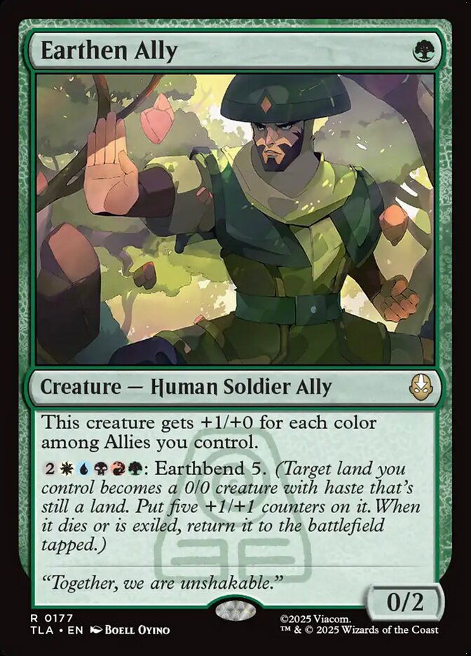 Earthen Ally 177 (Avatar: The Last Airbender)  - Foil