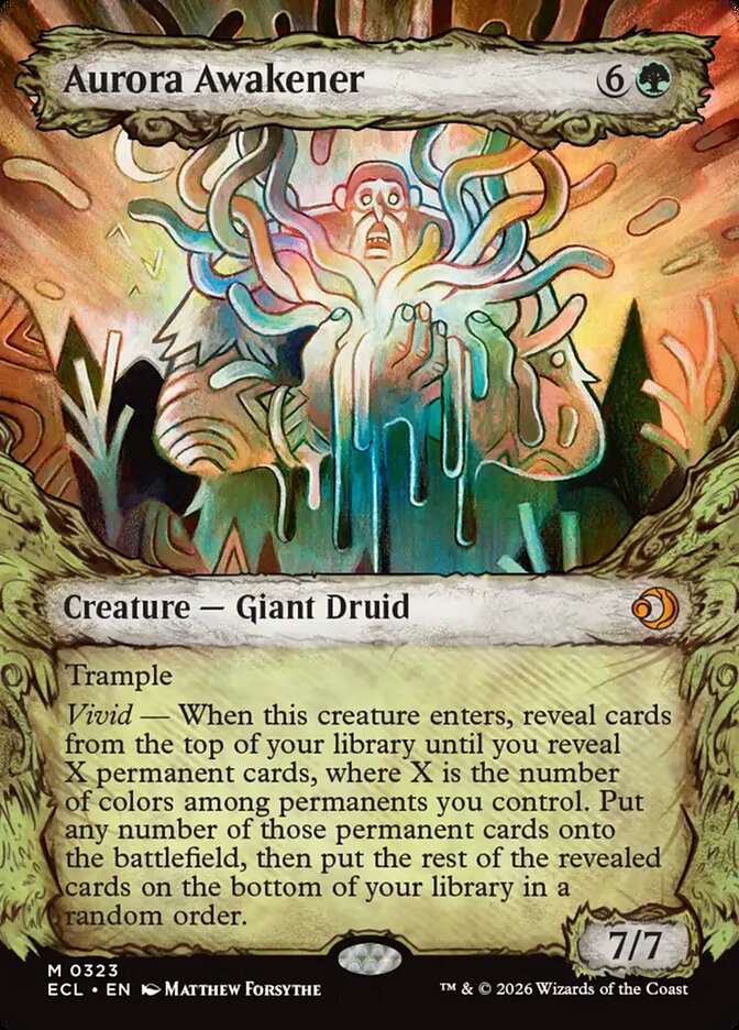 Aurora Awakener  323/273 (Lorwyn Eclipsed)  - Showcase Foil