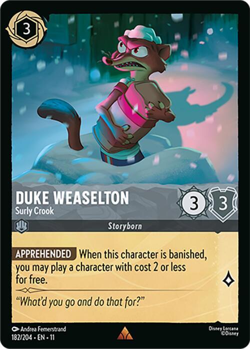 Duke Weaselton, Surly Crook 182/204 (Winterspell) 