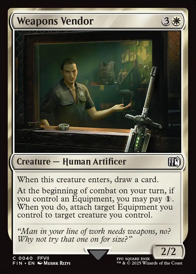 Weapons Vendor 40 (FINAL FANTASY)  - Foil
