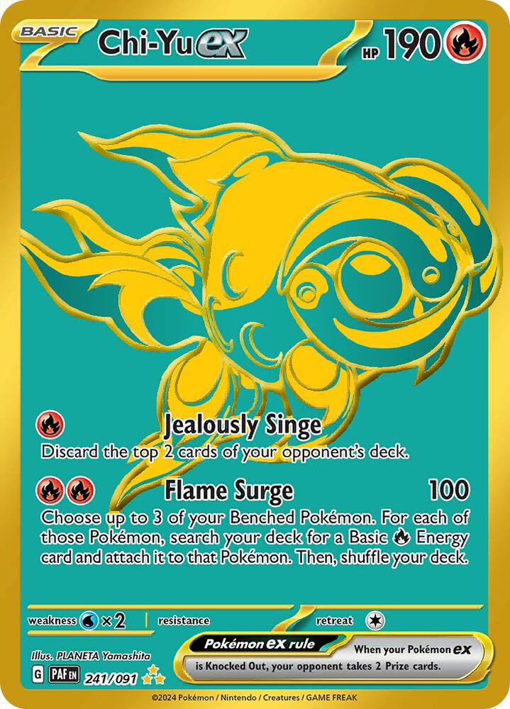 Chi-Yu ex 241/091 (SV: Paldean Fates)  - Holofoil