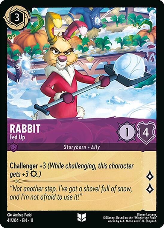 Rabbit, Fed Up 41/204 (Winterspell) 