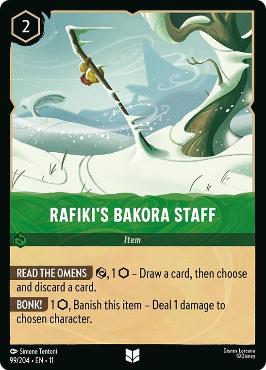 Rafiki's Bakora Staff 99/204 (Winterspell) 