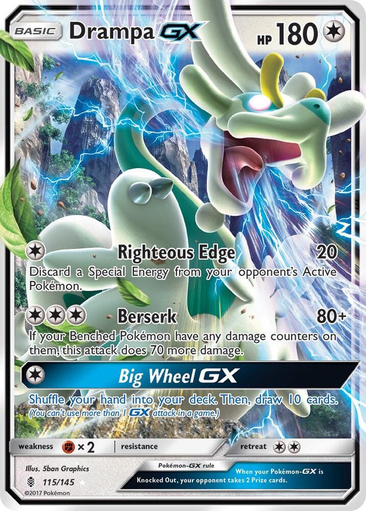Drampa GX 115/145 (SM - Guardians Rising)  - Holofoil