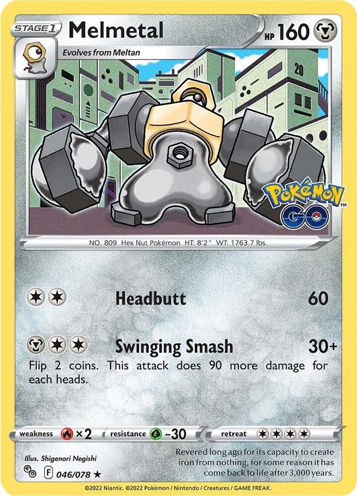 Melmetal 046/078 (Pokemon GO)  - Holofoil