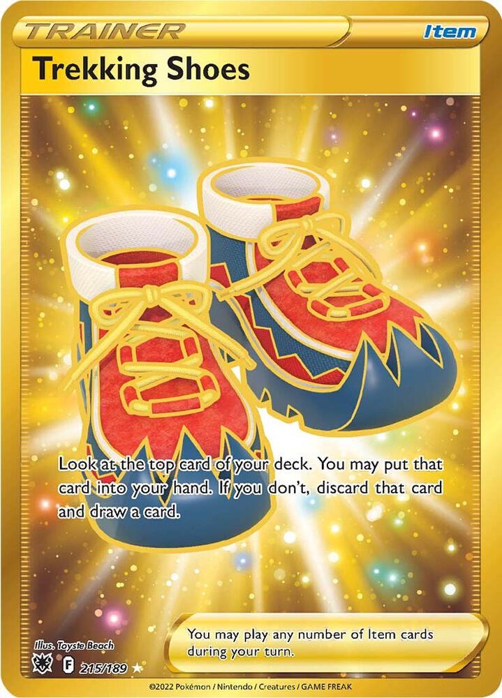 Trekking Shoes Secret 215/189 (SWSH10: Astral Radiance)  - Holofoil