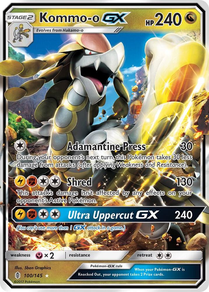 Kommo-o GX 100/145 (SM - Guardians Rising)  - Holofoil
