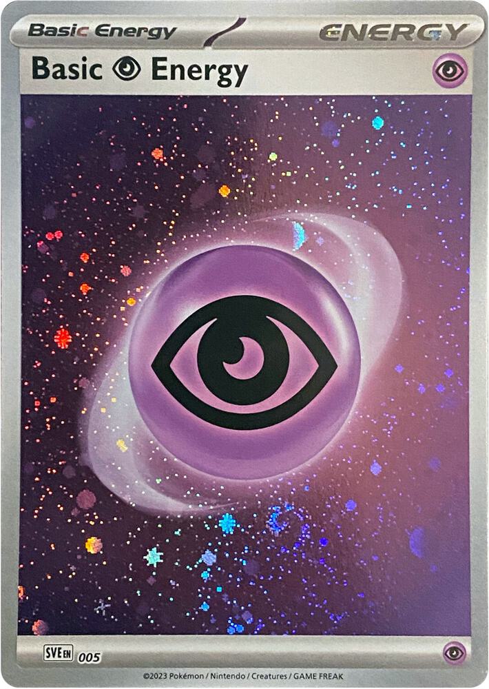 Basic Psychic Energy Cosmos Holo 005 (SVE: Scarlet & Violet Energies)  - Cosmo Holofoil