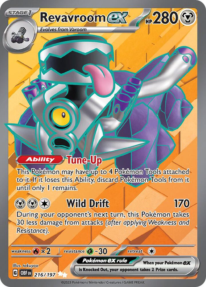 Revavroom ex 216/197 (SV03: Obsidian Flames)  - Holofoil