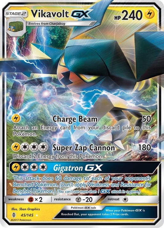 Vikavolt GX 45/145 (SM - Guardians Rising)  - Holofoil