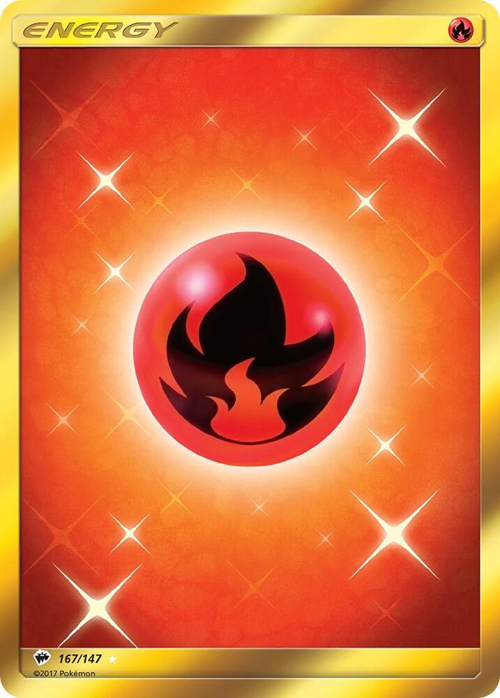 Fire Energy 167/147 (SM - Burning Shadows)  - Holofoil