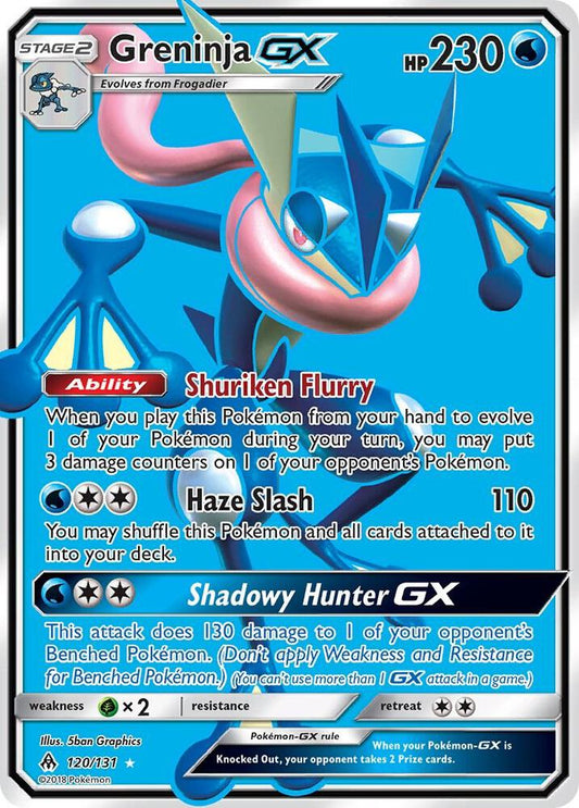 Greninja GX 120/131 (SM - Forbidden Light)  - Holofoil