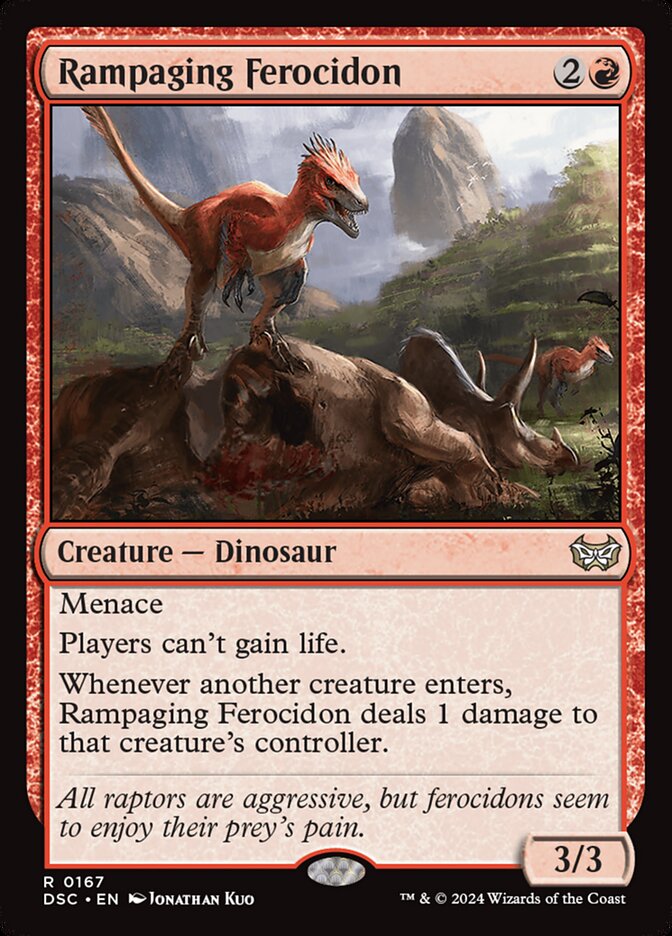 Rampaging Ferocidon 167/40 (Commander: Duskmourn: House of Horror) 