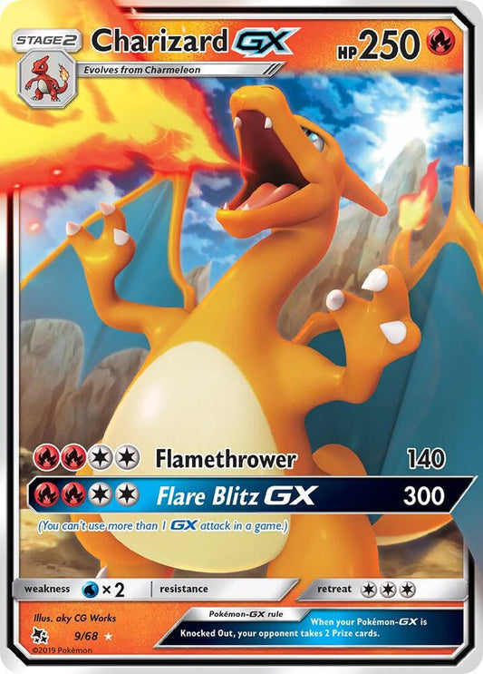 Charizard GX 9/68 (Hidden Fates)  - Holofoil