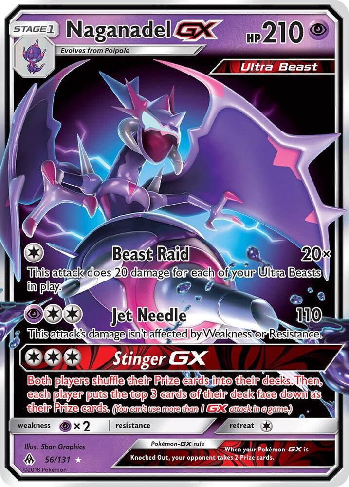 Naganadel GX 56/131 (SM - Forbidden Light)  - Holofoil
