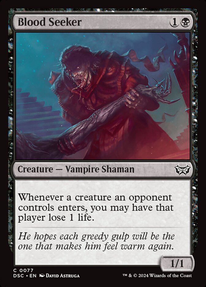 Blood Seeker 77/40 (Commander: Duskmourn: House of Horror) 