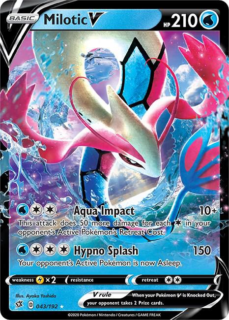 Milotic V 043/192 (SWSH02: Rebel Clash)  - Holofoil
