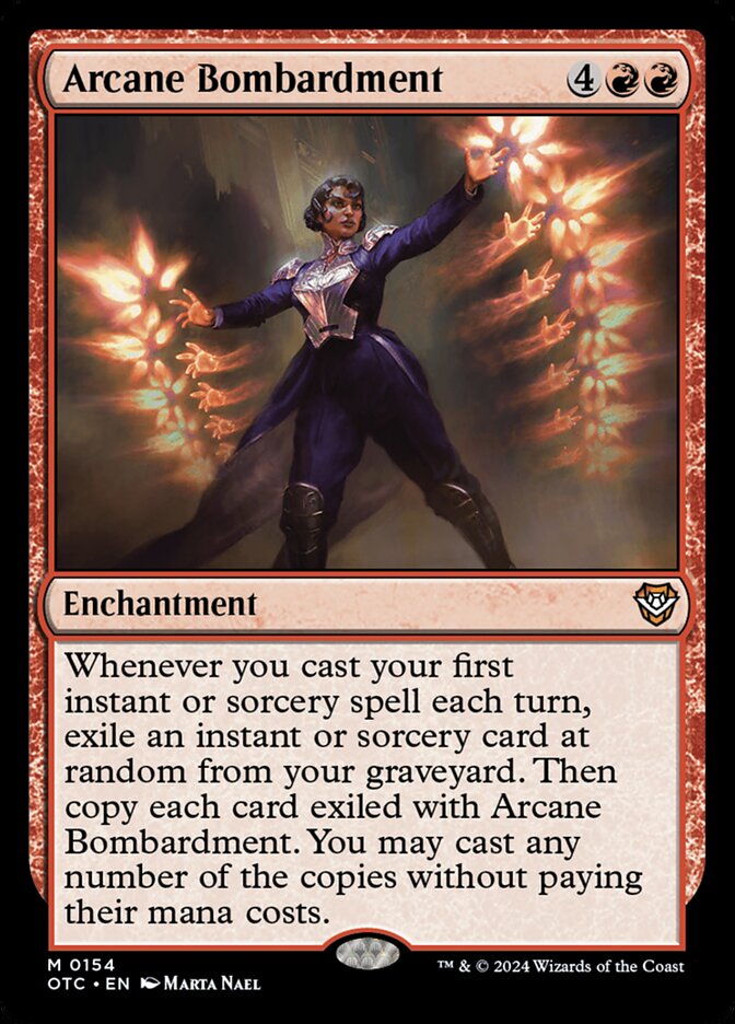 Arcane Bombardment 154 (Commander: Outlaws of Thunder Junction) 