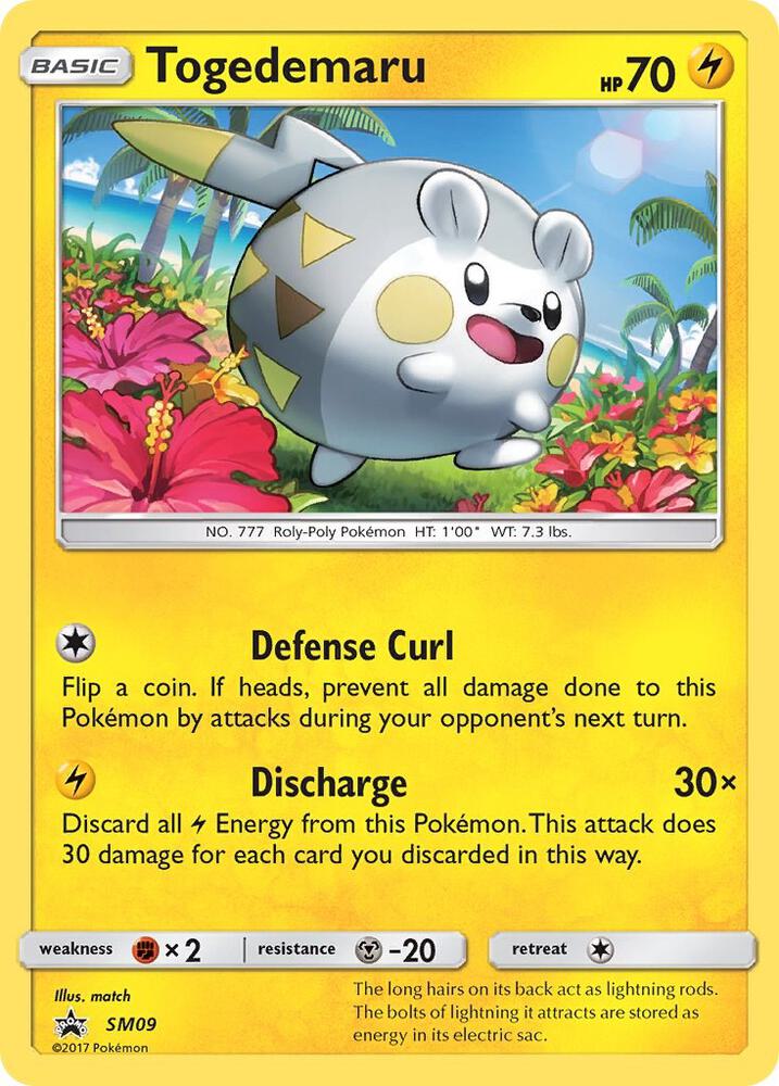 Togedemaru SM09 (SM Promos)  - Holofoil