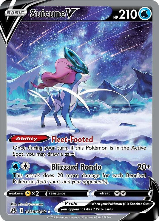 Suicune V GG38/GG70 (Crown Zenith: Galarian Gallery)  - Holofoil