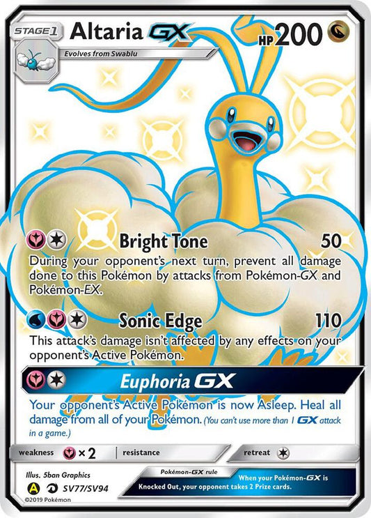 Altaria GX SV77/SV94 (Hidden Fates: Shiny Vault)  - Holofoil