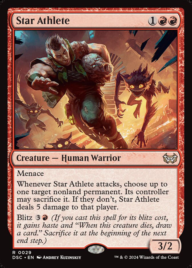 Star Athlete 29/40 (Commander: Duskmourn: House of Horror) 