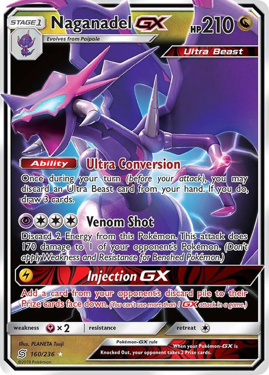 Naganadel GX 160/236 (SM - Unified Minds)  - Holofoil