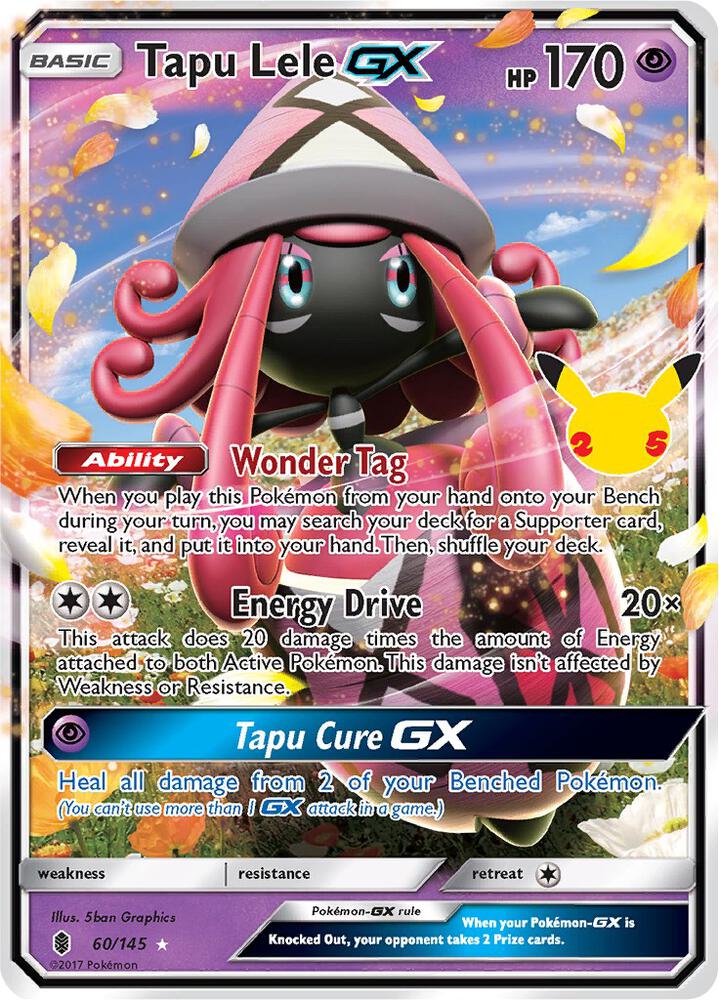 Tapu Lele GX 60/145 (Celebrations: Classic Collection)  - Holofoil