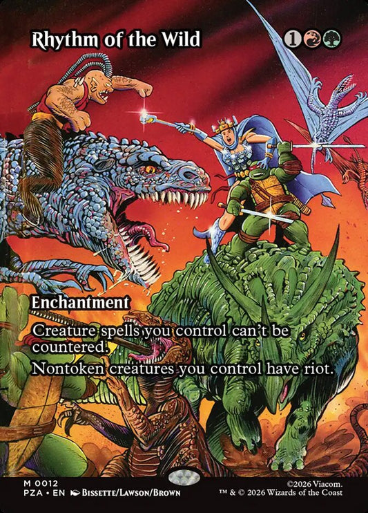 Rhythm of the Wild Borderless 12 (Teenage Mutant Ninja Turtles Source Material)  - Borderless
