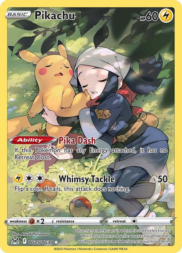 Pikachu TG05/TG30 (SWSH11: Lost Origin Trainer Gallery)  - Holofoil