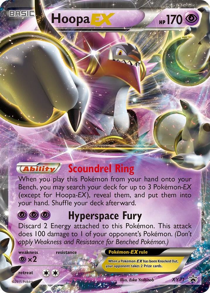 Hoopa EX XY71 (XY Promos)  - Holofoil