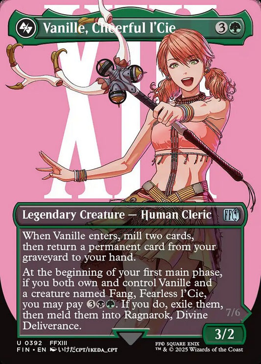 Vanille, Cheerful l'Cie 392 (FINAL FANTASY)  - Borderless