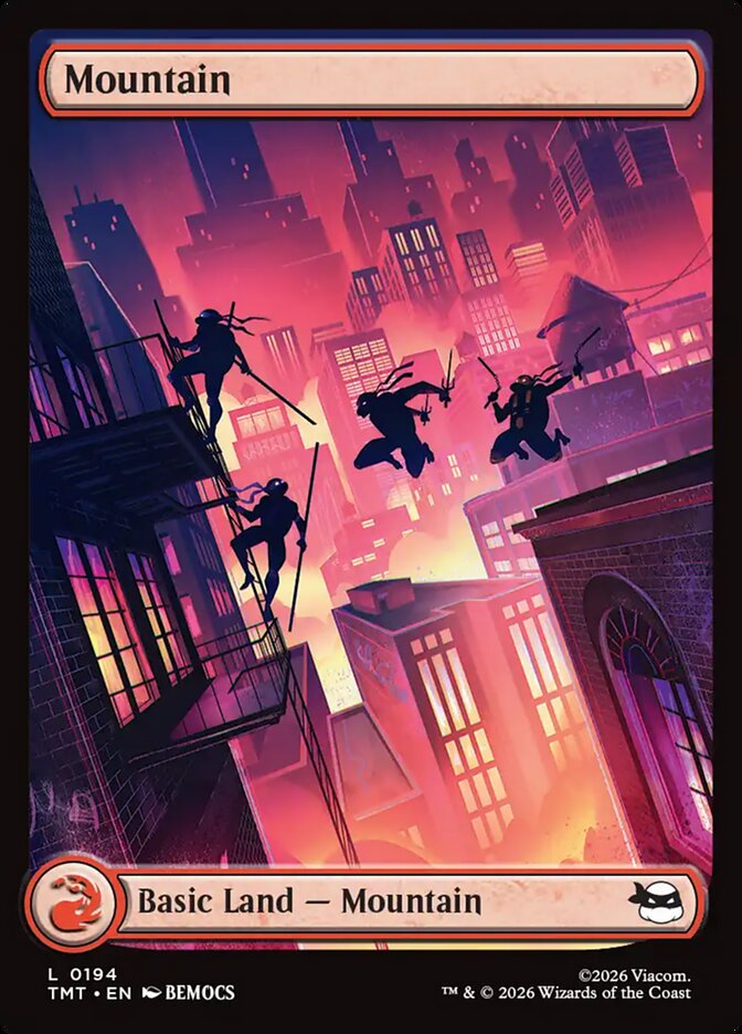 Mountain  194/190 (Teenage Mutant Ninja Turtles)  - Full Art Foil