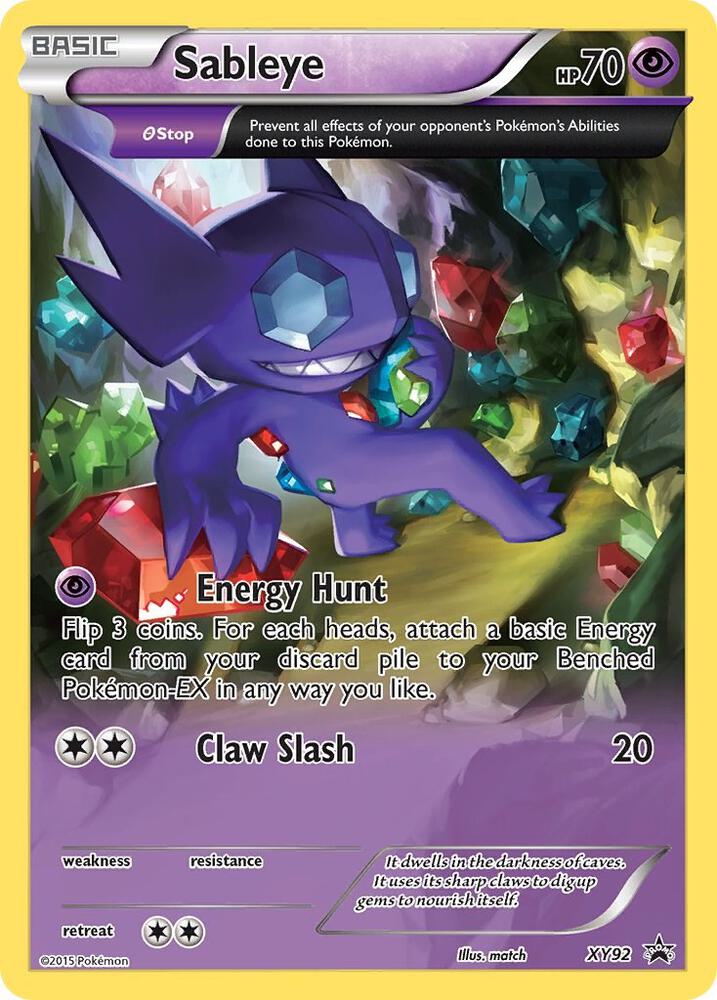 Sableye XY92 (XY Promos)  - Holofoil