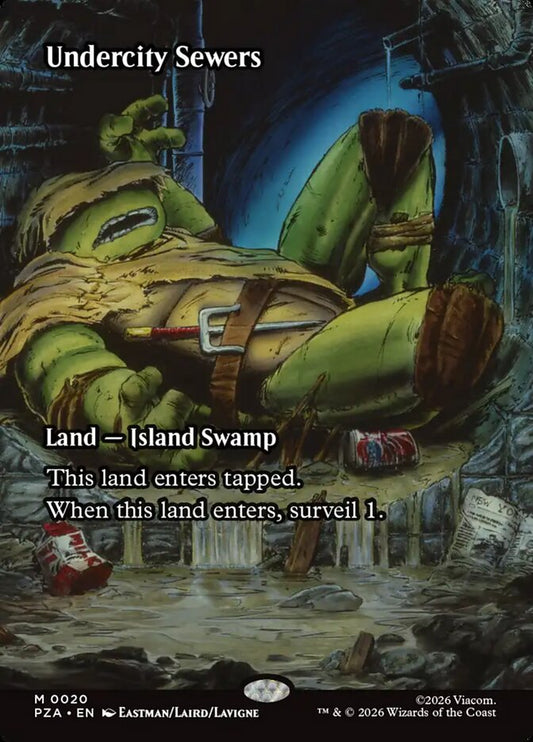 Undercity Sewers Borderless 20 (Teenage Mutant Ninja Turtles Source Material)  - Borderless