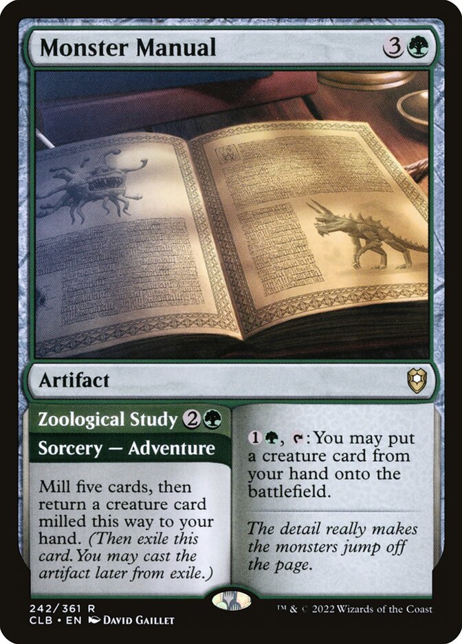 Monster Manual 242 (Commander Legends: Battle for Baldur's Gate) 