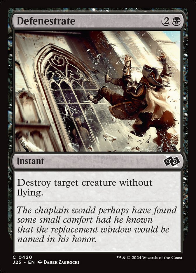 Defenestrate 420/779 (Foundations Jumpstart) 