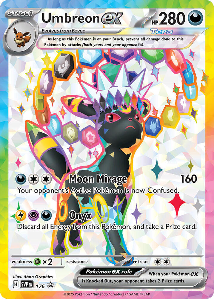 Umbreon ex SVP 176 (SV: Scarlet & Violet Promo Cards)  - Holofoil