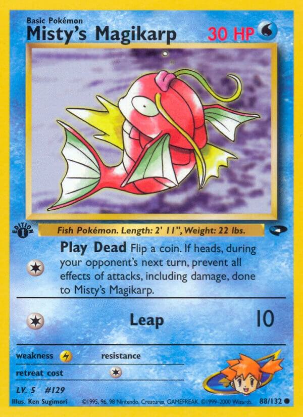 Misty's Magikarp 088/132 (Gym Challenge)  - 1st Edition
