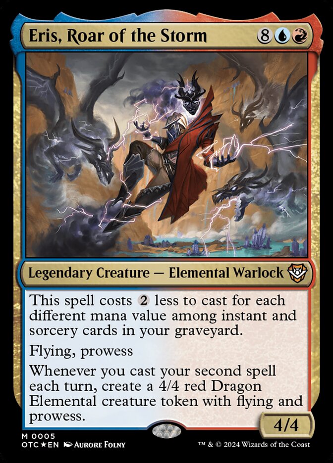 Eris, Roar of the Storm 5/342 (Commander: Outlaws of Thunder Junction)  - Foil