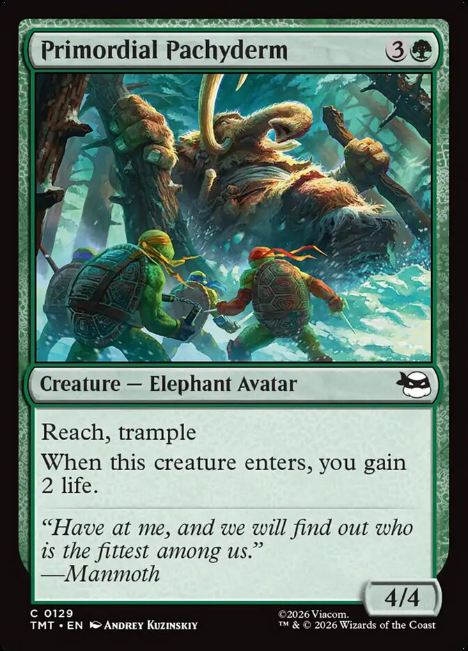 Primordial Pachyderm 129 (Teenage Mutant Ninja Turtles) 