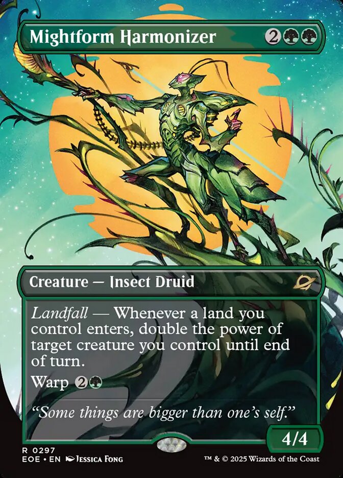 Mightform Harmonizer 297/276 (Edge of Eternities)  - Borderless Foil
