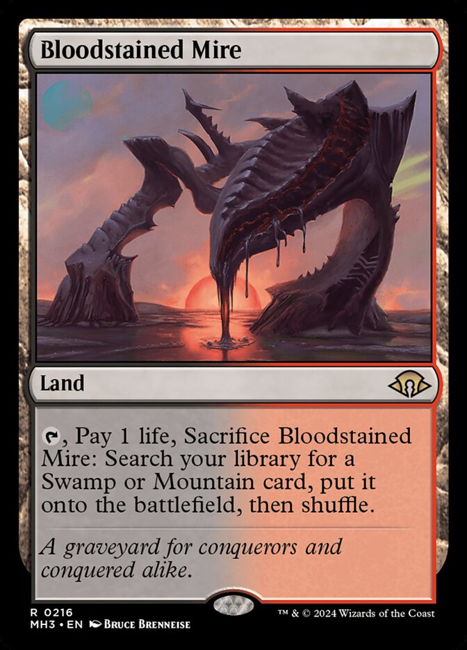 Bloodstained Mire 216/319 (Modern Horizons 3) 