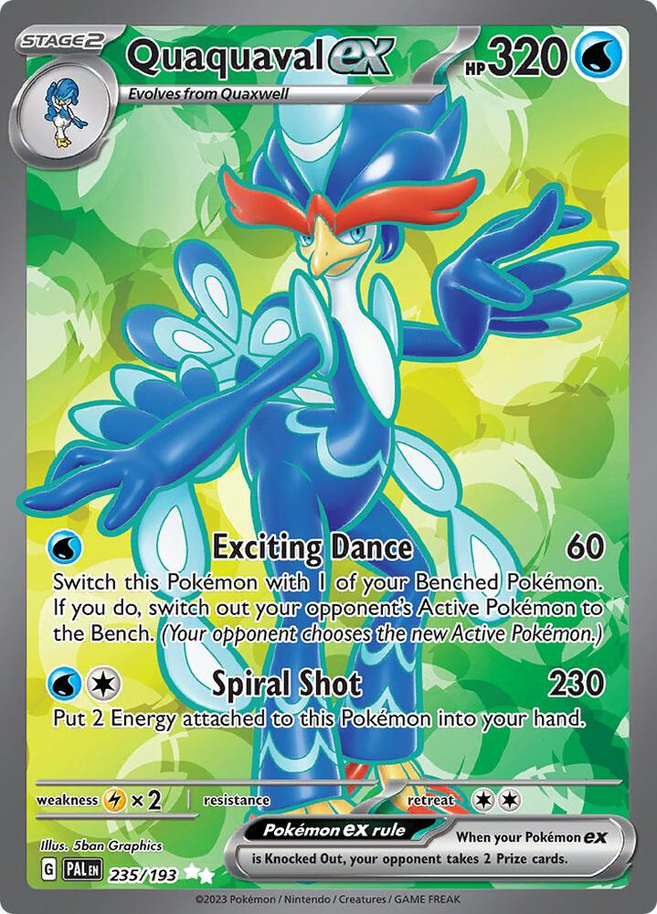 Quaquaval ex 235/193 (SV02: Paldea Evolved)  - Holofoil