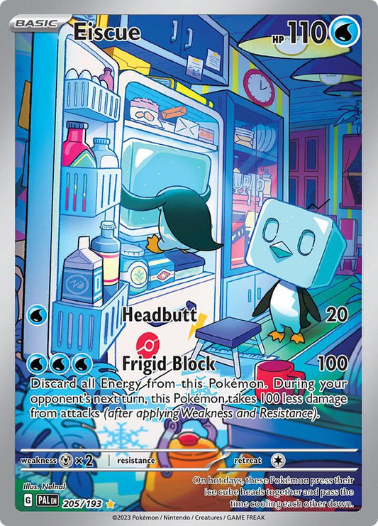 Eiscue 205/193 (SV02: Paldea Evolved)  - Holofoil