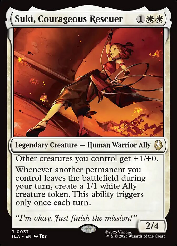 Suki, Courageous Rescuer 37 (Avatar: The Last Airbender)  - Foil