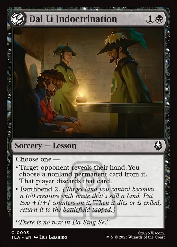 Dai Li Indoctrination 93 (Avatar: The Last Airbender)  - Foil