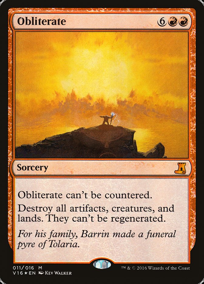 Obliterate 11 (From the Vault: Lore)  - Foil