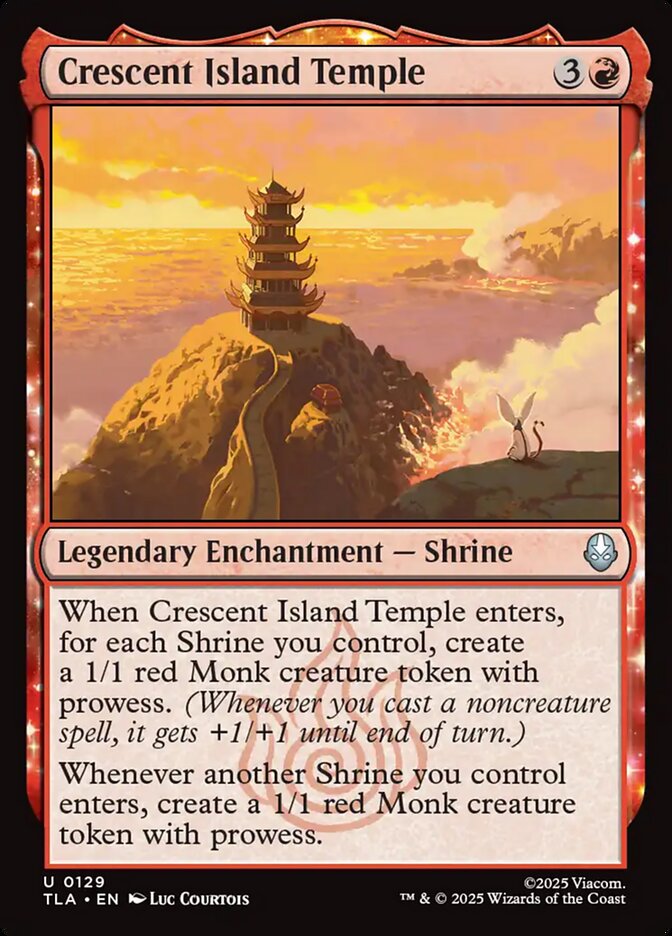 Crescent Island Temple 129 (Avatar: The Last Airbender)  - Foil