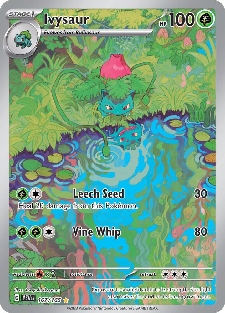 Ivysaur 167/165 (SV: Scarlet & Violet 151)  - Holofoil